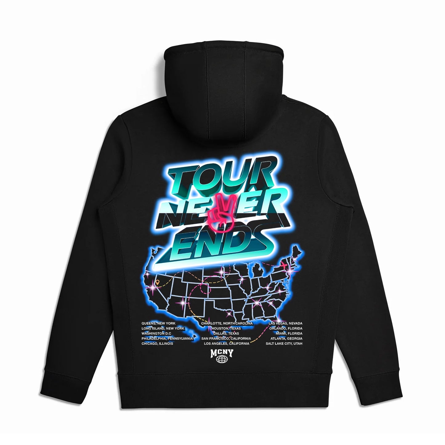 Tour Never Ends Hoodie (Black)
